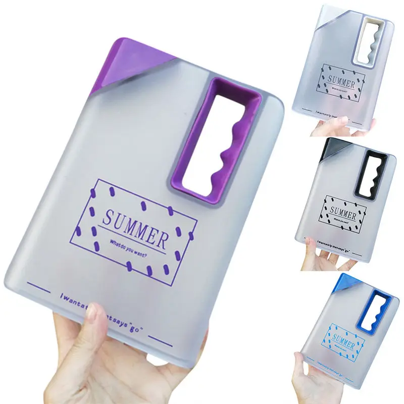 2019 новая чистая красная креативная личность квадратный прозрачный блокнот