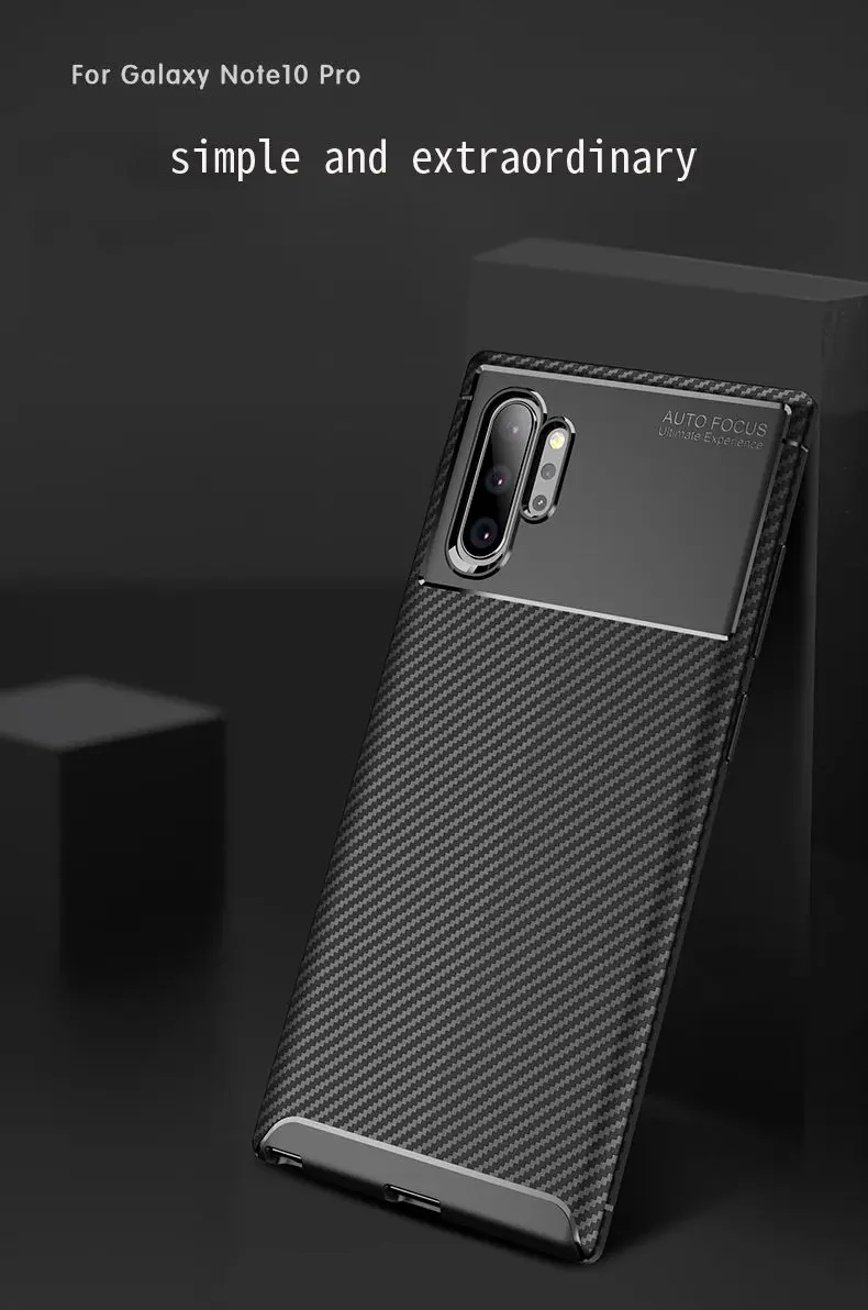 Чехол из углеродного волокна кремнезема для samsung Galaxy S9 Note10 Plus, чехол из ТПУ для samsung Note10 S9plus Galaxy Note9