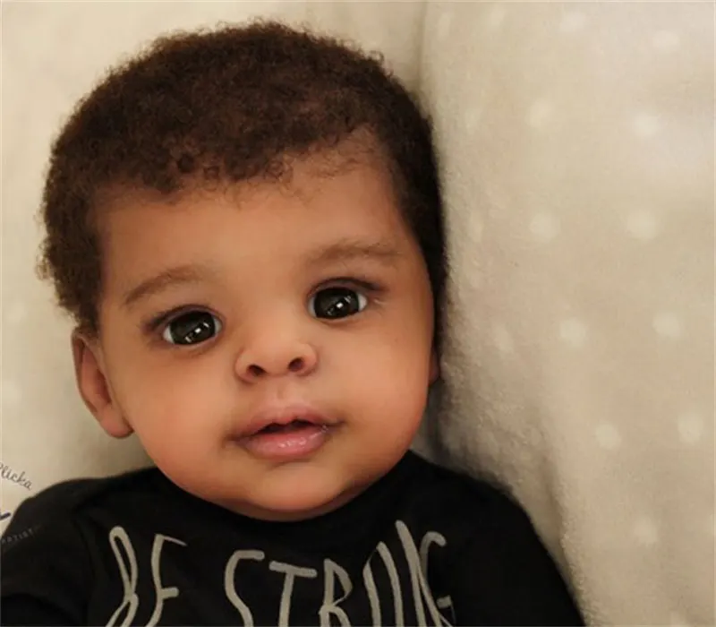 

23inch Open Eyes Reborn Doll Kits Jaylan Reborn Doll Kit Part Unfinished DIY Kids Toys