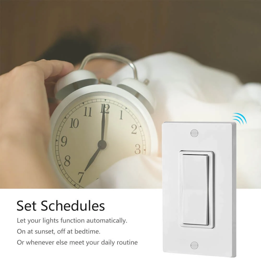 Wi Fi настенный кнопочный дистанционный переключатель освещения приложение