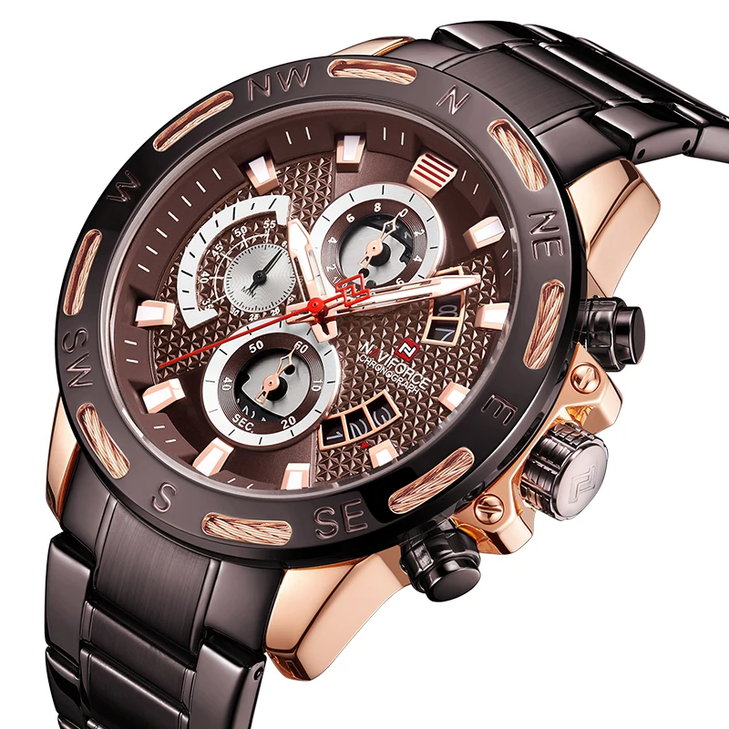 

2021NAVIFORCE Business Man New Watches Fashion Luxury Quartz Watch For Men Military Sport Waterproof Calander Male Watch 9165