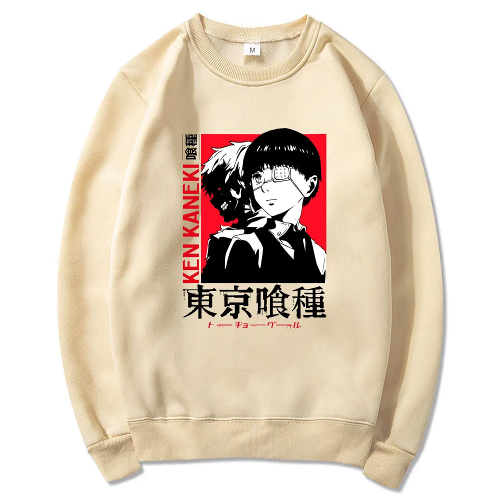 

Tokyo Ghoul Anime Manga Sweatshirt men Kaneki Ken Printed Long Sleeve Sweatshirt Spring autumn new pullover men Fashion tops men