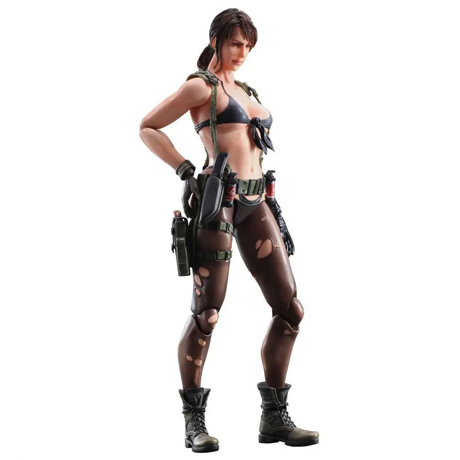 Play Arts KAI Game Metal Gear Solid V The Phantom Pain Тихая фигурка подвижная Женская снайперская