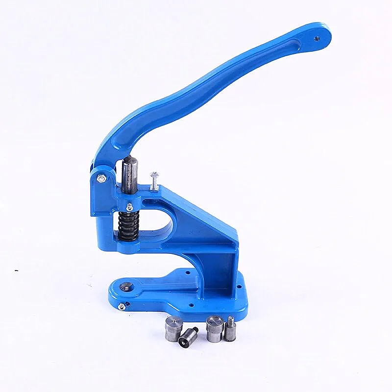 

1pc Metal Snap Buttons Rivets Jeans Buttons Eyelets Die Press Machine for Install Buttons Punching Press Machine Mold +1pc Glove