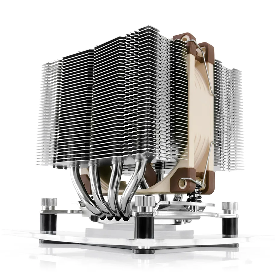 Noctua NH-D9L 4 heatpipe двойная башня радиатор компьютера CPU кулер NF-A9 PWM вентилятор Cooing для