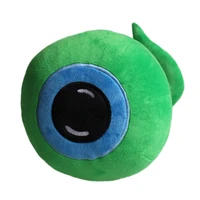 cartoon green eyeball plush toy soft stuffed pillow green eye spoof pillow for children gift