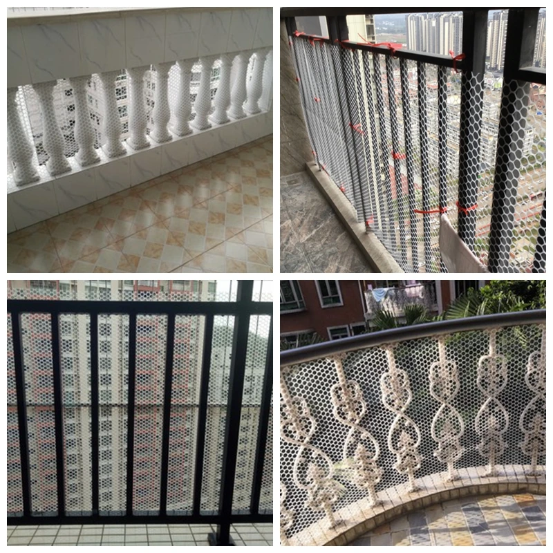 Garden Fence Safety Netting Breeding Net Balcony Railing Stairs Anti-Falling Protection Child Cat Pet Chicken Plastic Mesh | Дом и сад