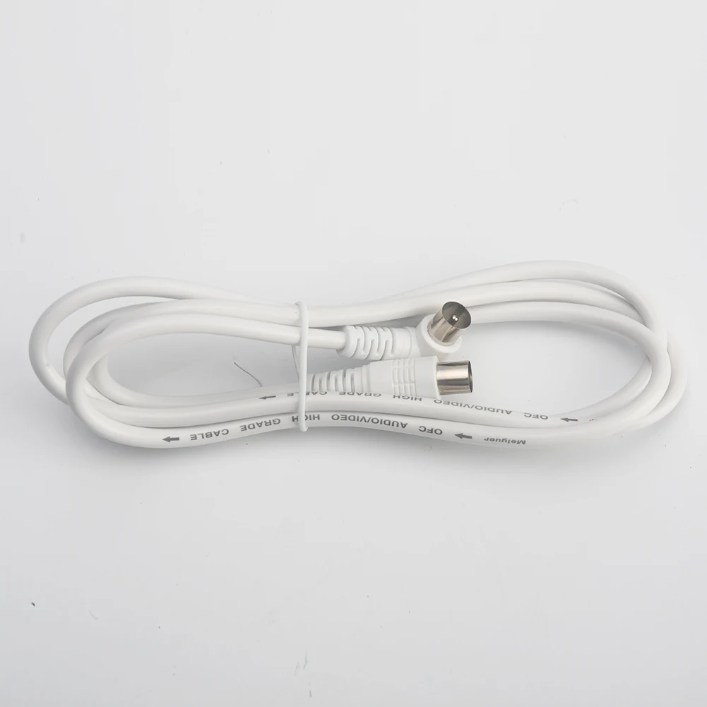 

1.5m/59.06inch Antenna Male To Male TV / M-TV / STB Digital High Quality Signal Transmission Flexible HD Video Cable TV Line