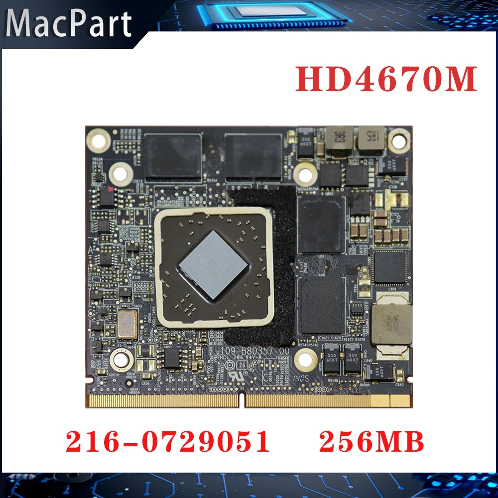 Оригинальная видеокарта Radeon HD4670 HD4670M 256 Мб для Apple iMac 21 &quot27&quot A1311 A1312 2010 2009 109-B80357-0