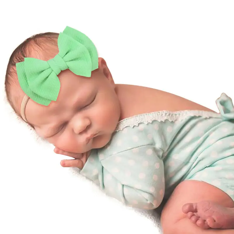 Ободок aby бант из нейлона для девочек на весну 2020 детская мягкая эластичная