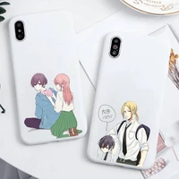 tanaka kun is always listless anime phone case candy color for iphone 6 7 8 11 12 s mini pro x xs xr max plus
