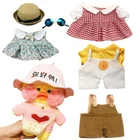 Одежда для 30 см, плюшевые куклы Lalafanfan с гиалуроновой кислотой, кафе, Mimi, утка, аксессуары, съемное платье, повязка на голову, подарки для девочек, новинка 2022