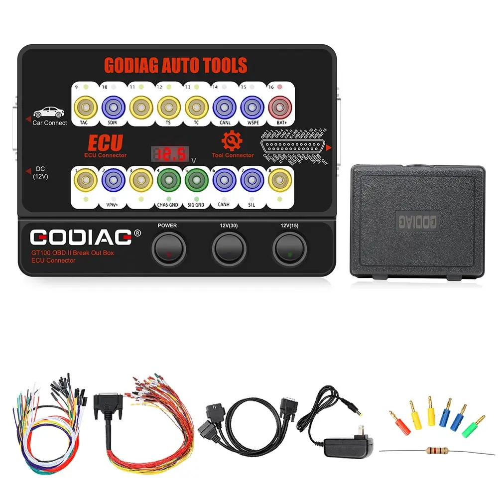 Разъем блока управления GODIAG GT100 OBD II испытательная платформа для