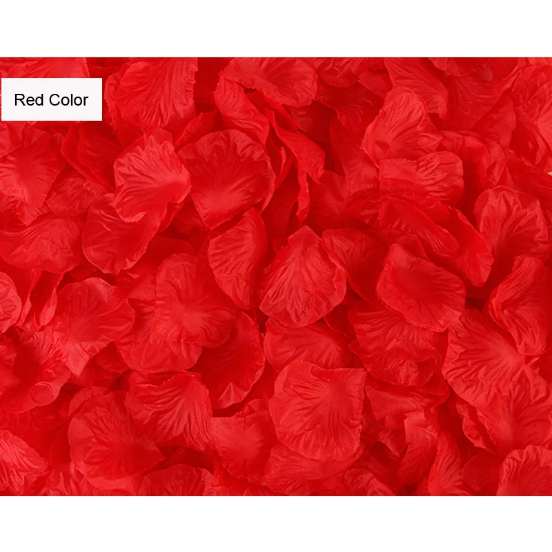 1 кг/лот разноцветные лепестки роз свадьба вечеринка конфетти украшение стола