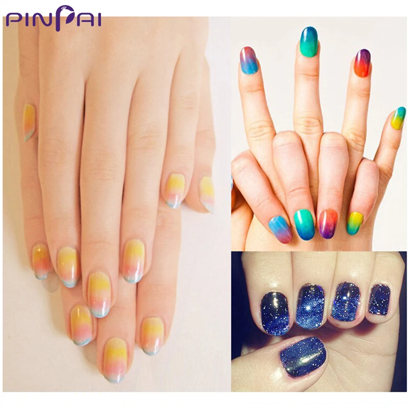 

10PCS Nail Art Gradient Triangle Sponge for DIY Nail Tool Set Gel Polish Varnish Foams Color shadow Transfer Sponge Handy E023