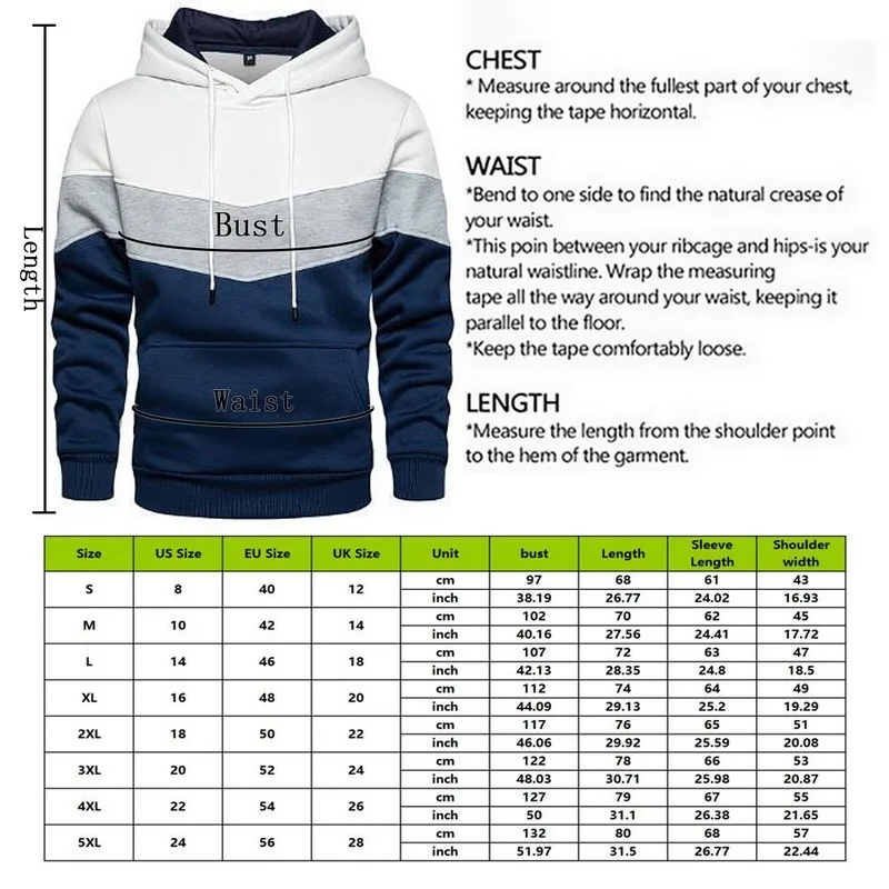 

Adisputent Men's Patchwork Sweater Suit Hoodie Clothing 2021 Casual Loose Street Fashion Fall/Winter Hoodies + Pants 2-Piece Set