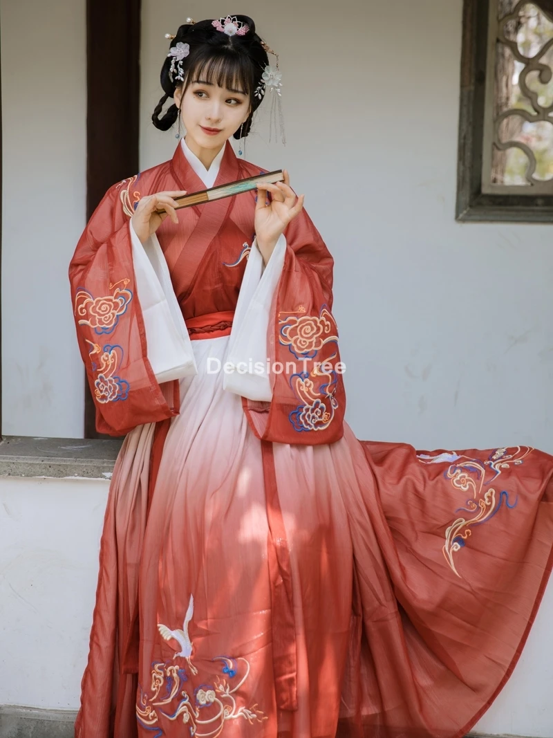 

2021 Китайская народная танцевальная одежда ретро Тан принцесса косплей сценическая одежда Азиатский традиционный Женский костюм ханьфу ск...