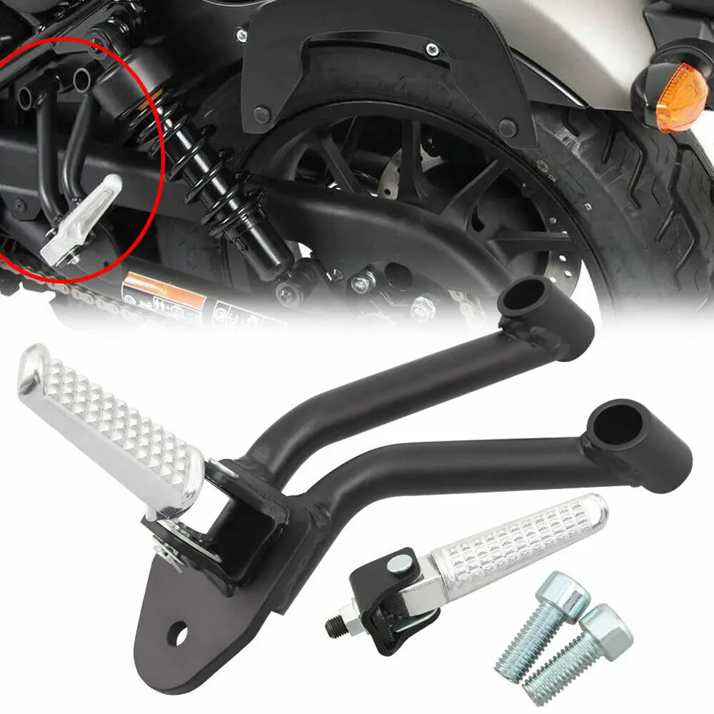 

New Motorcycle Passenger Rear Foot Pegs Footrests Mounting Bracket Kit For Honda Rebel CMX 300 500 2017-2018 CMX300 CMX500 17-18