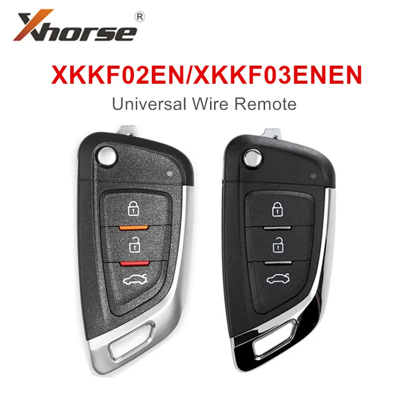 

Xhorse XKKF02EN XKKF03EN VVDI Universal WIRE Remote Car Key with 3 Buttons for VVDI Mini Key Tool/VVDI2 for BMW