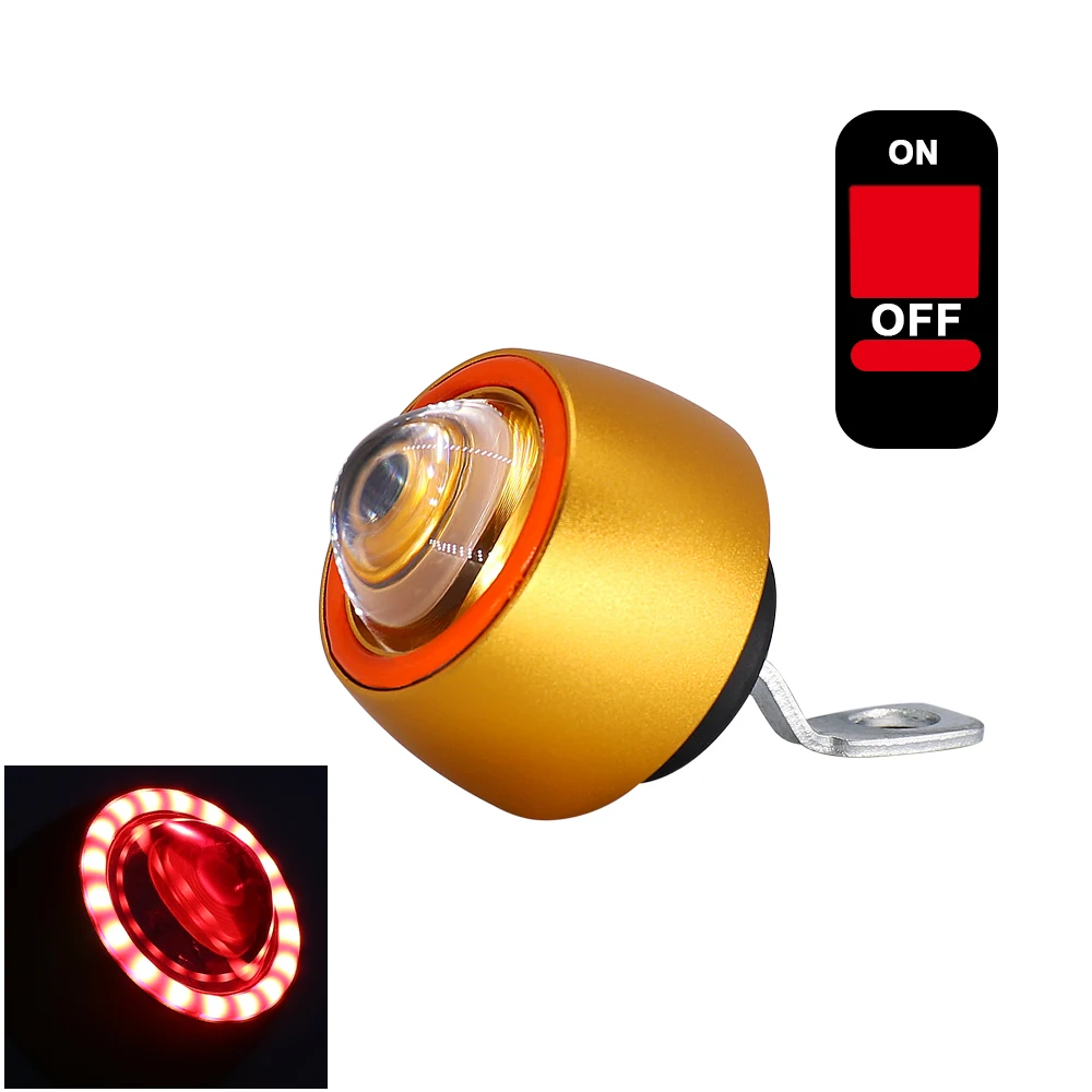 Red angel eye 1x мотоциклетный Ангел глаз вспомогательный головной светильник декоративная лампа DRL автомобильный рабочий противотуманный светильник светодиодный мотоциклетный светильник s аксессуары 12 в белый - Цвет: Red angel eye
