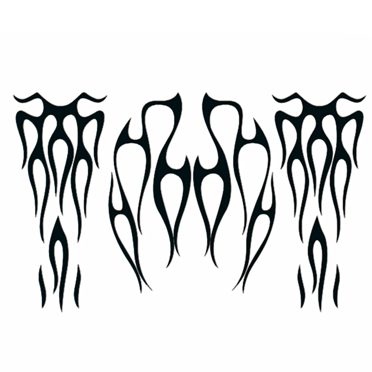 Универсальный мотоцикл пламя газового бака наклейки для Honda Shadow VT750