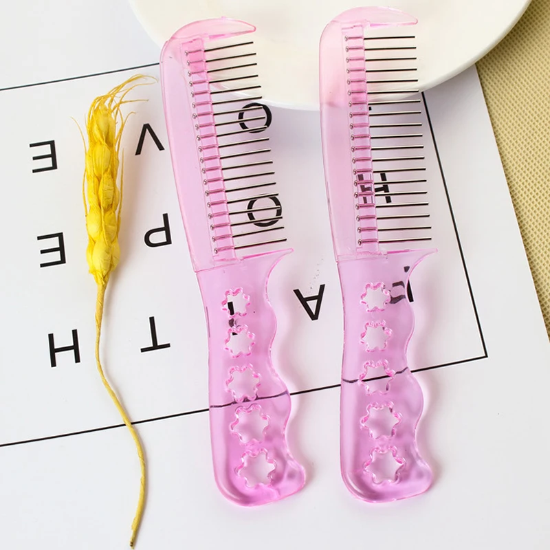 Расческа для волос 1 Ряд Зубов Сталь зуб гребень парика специальный Пластик Анти