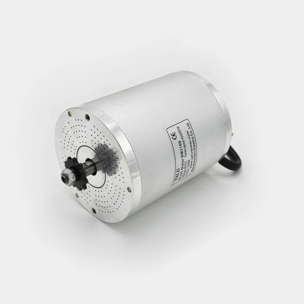 BM1109 MY1020 48 В постоянного тока 1500 Вт электрический бесщеточный двигатель 3750 об/мин