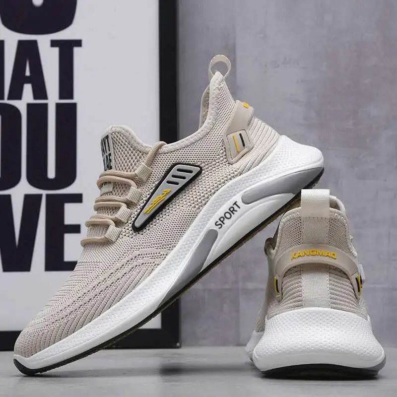

Summer Sports Shoes Men's Trend Wild Breathable Casual Running Mesh Shoes Fashion Comfortable Sneakers Jogging Shoes