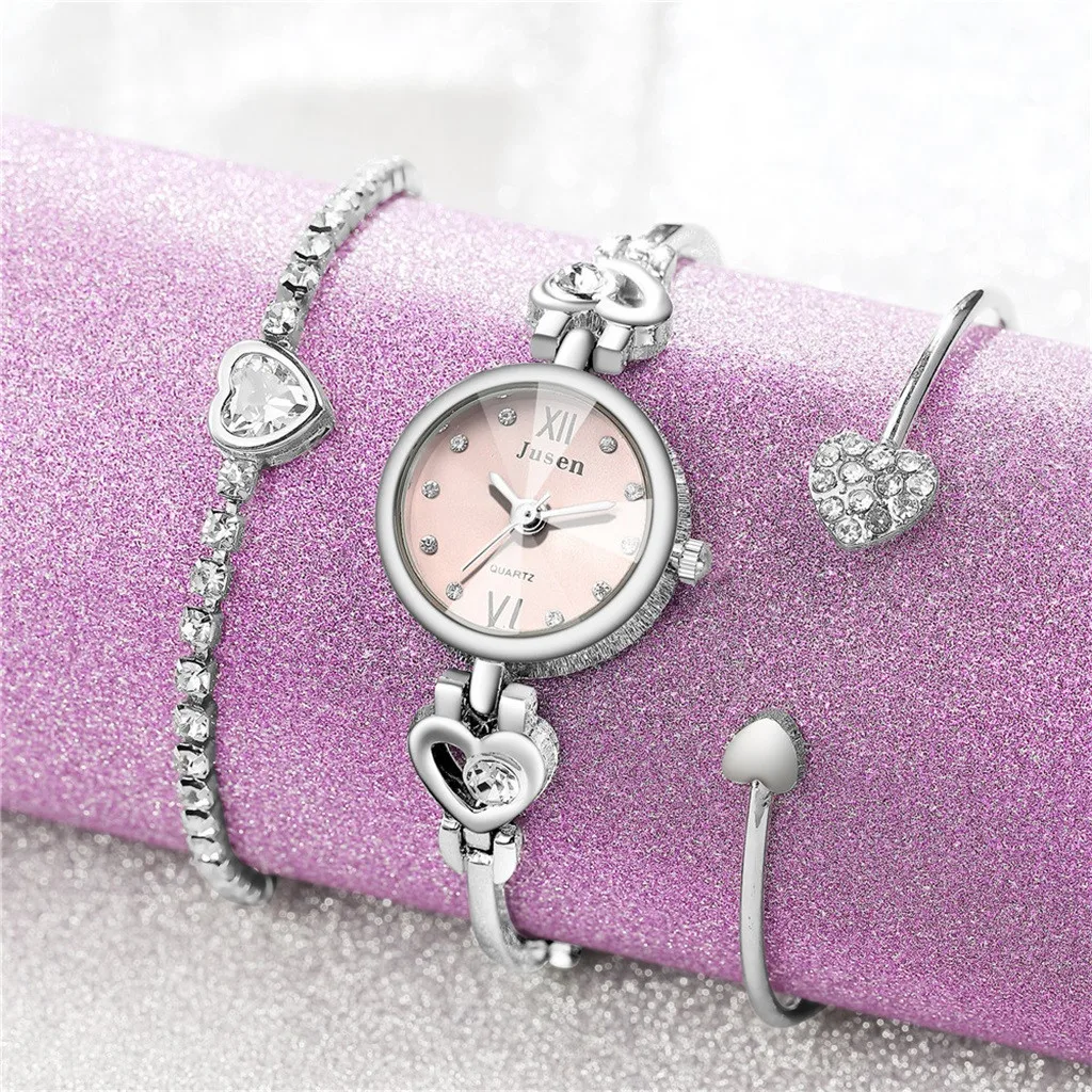 Женские повседневные часы-браслет в стиле колледжа с маленьким циферблатом