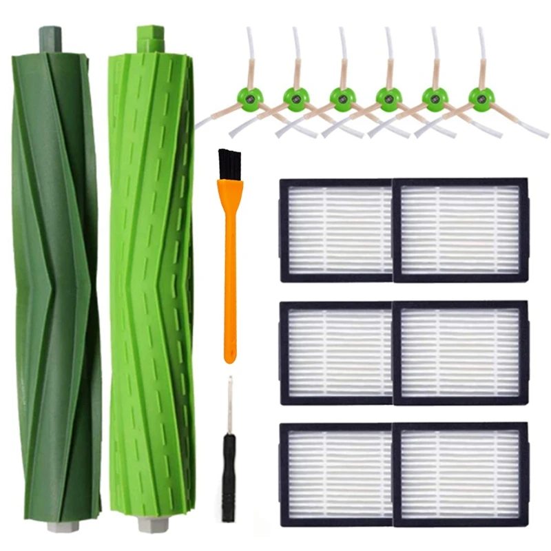 

Replacement Parts for IRobot Roomba I7 E5 E6 E7 I7+/I7 Plus Vacuum Cleaner Accessories Roll Brush, Side Brush, Filter