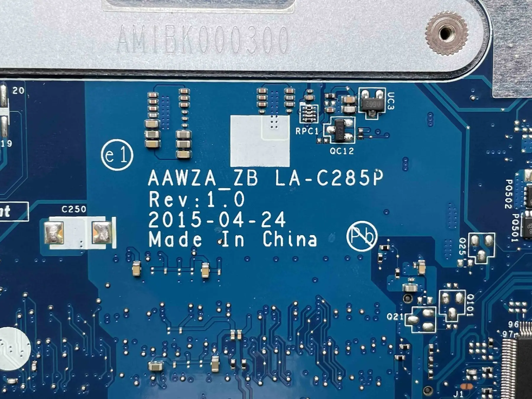 Оригинальная материнская плата для ноутбука Lenovo 500-15z системная 5B20J76092 LA-C285P DDR3 100%