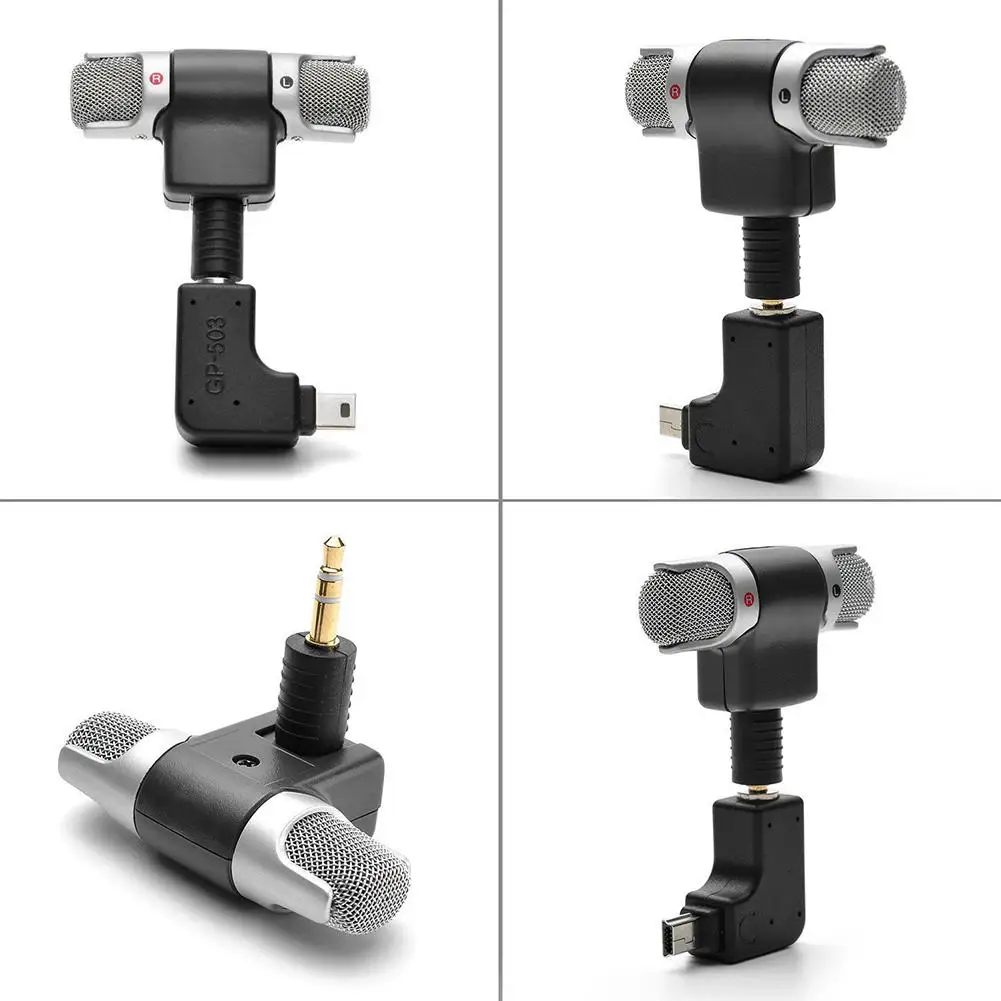 Стерео микрофон с защитным чехлом 3 5 мм микрофоном для камеры GoPro Hero 3/3 +/4 без шума