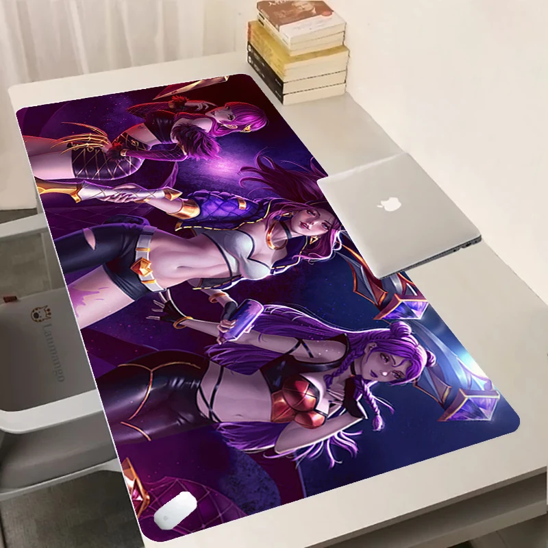 

Sexy LOL KDA ALL OUT Mouse Pad Gaming Accessories PC Gamer Varmilo Keyboard Desk Mat Table Carpet League of Legends Mousepad