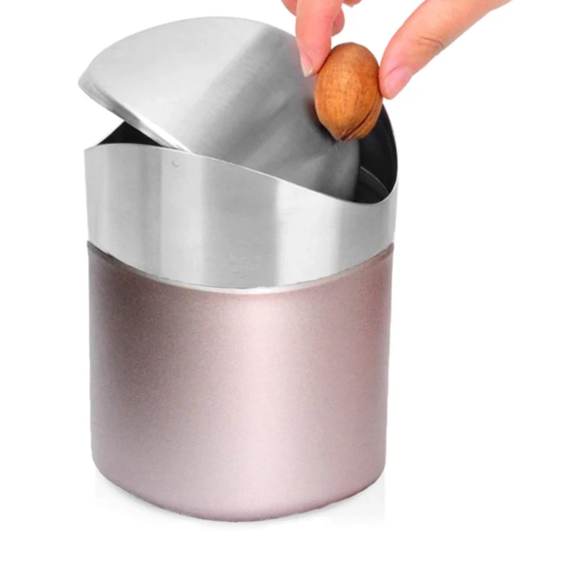 Мусорная корзина из нержавеющей стали 1 5 л|Мусорные баки| |