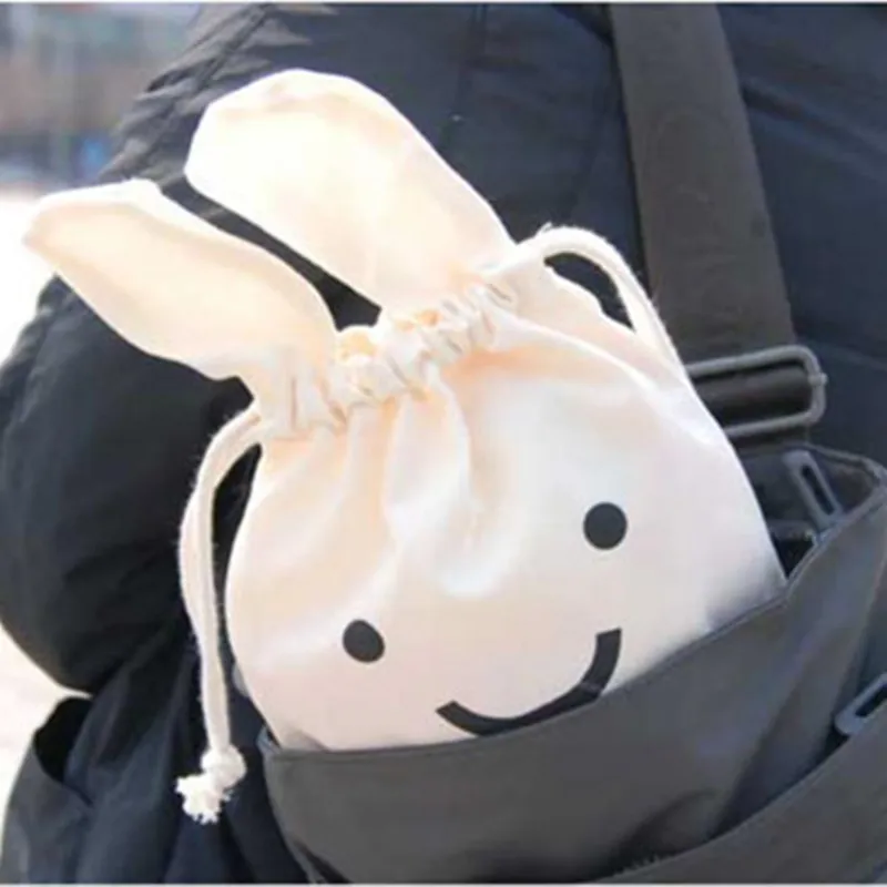 Милая тканевая сумка для хранения с кроликом одежды вещей под кроватью | Дом и сад