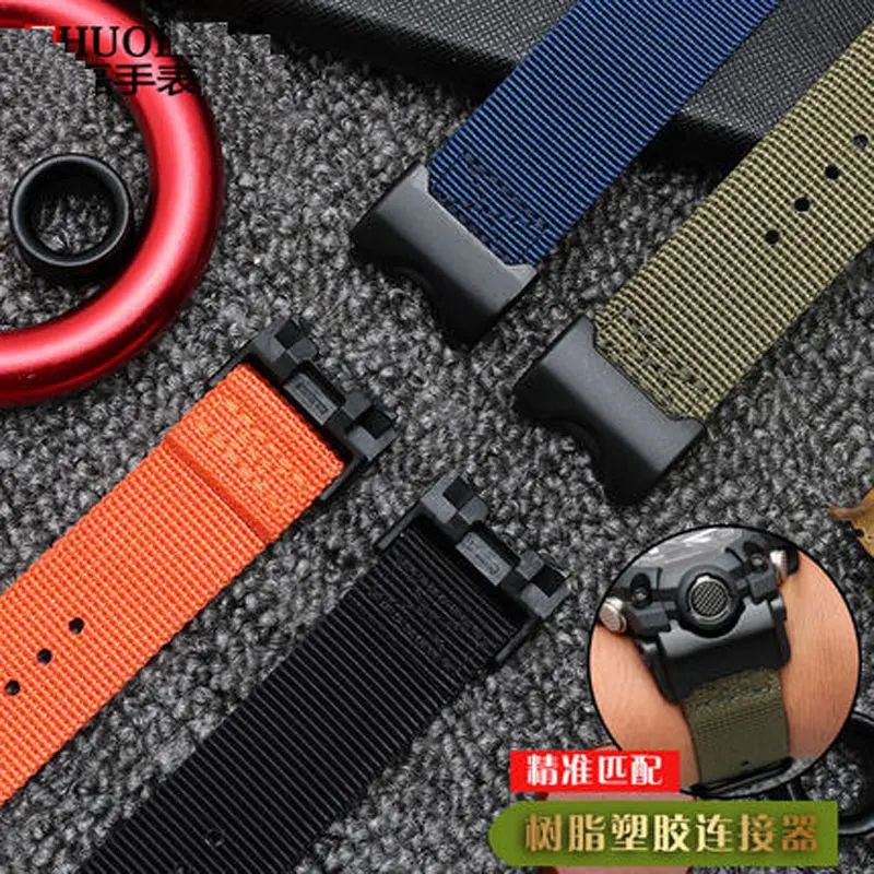 Нейлоновый ремешок-адаптер для наручных часов для gshock modified big mud king GWG-1000-1A/A3/1A1GB/GG 24 мм ремешок для часов
