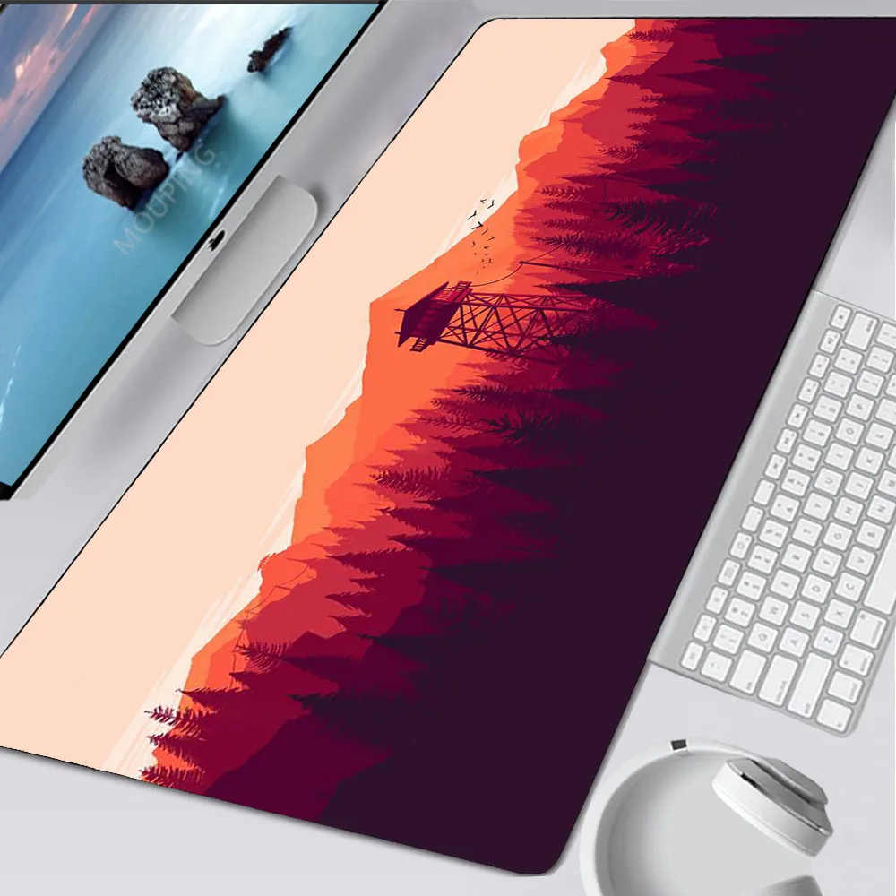 

80x30 Simple Landscape Xxl Mouse Pad Lock Edge Game Desk Pad Computer Gift Desk Pad Kawaii Mousepad Deskpad Home Decor Desk Mats