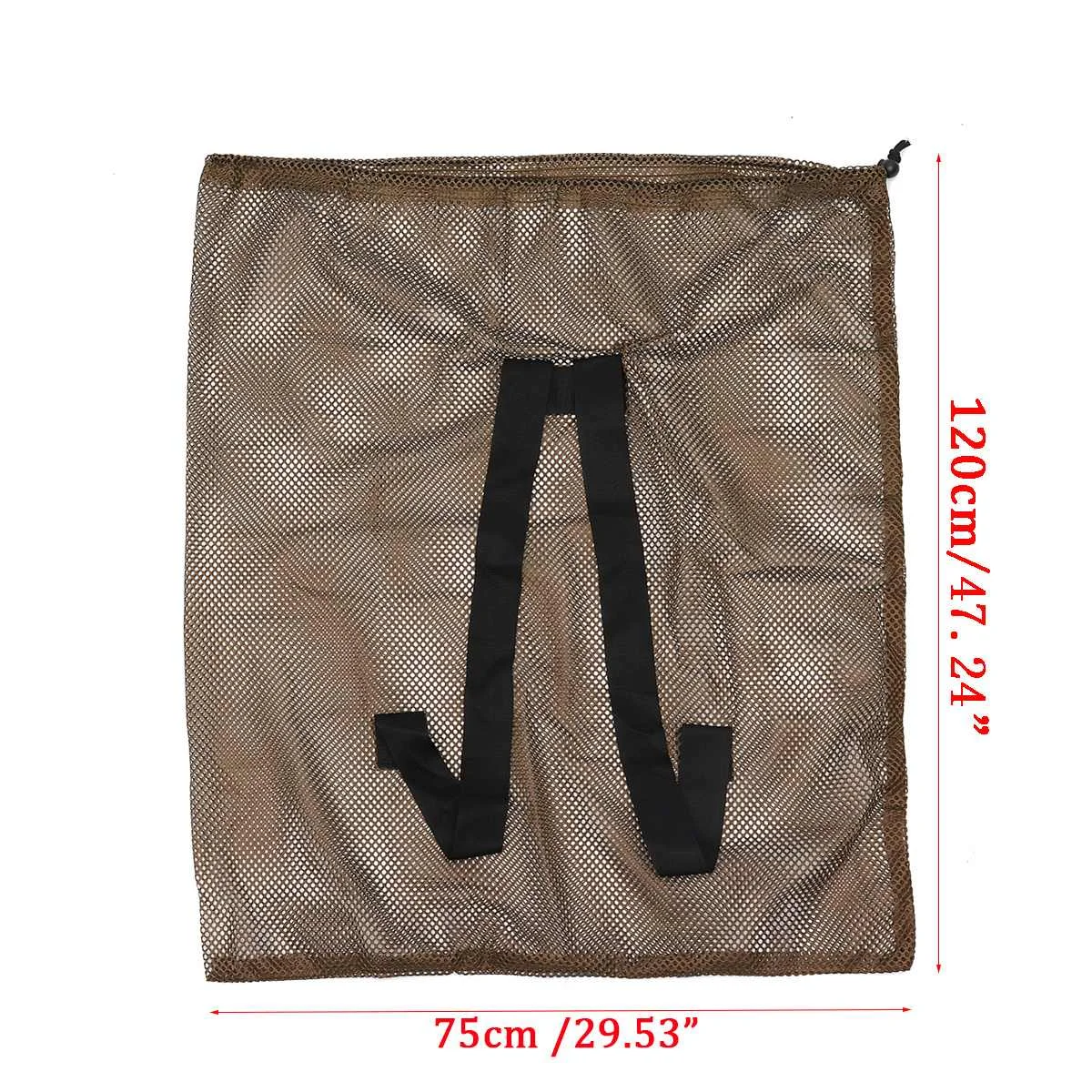 

120cm x 75cm Duck Goose Turkey Decoy Bag Mesh With Shoulder Straps Bird Hunting Net Mesh for Hunting Backpack