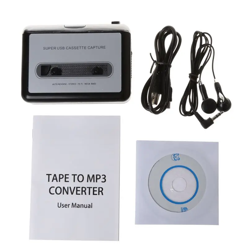 Портативный кассетный плеер Walkman кассета-плеер с лент на MP3/WAV/CD конвертер через USB