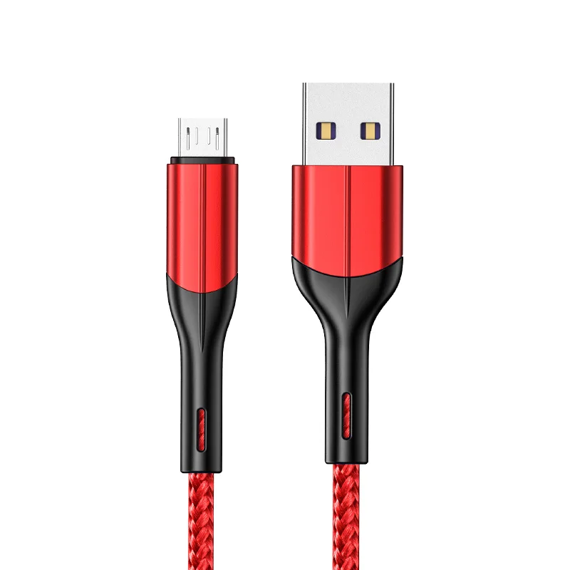 H& A 3A Micro USB кабель для быстрой зарядки Micro usb шнур для samsung S7 Xiaomi Redmi Note 5 Pro Android телефон кабель Micro usb зарядное устройство - Цвет: Красный