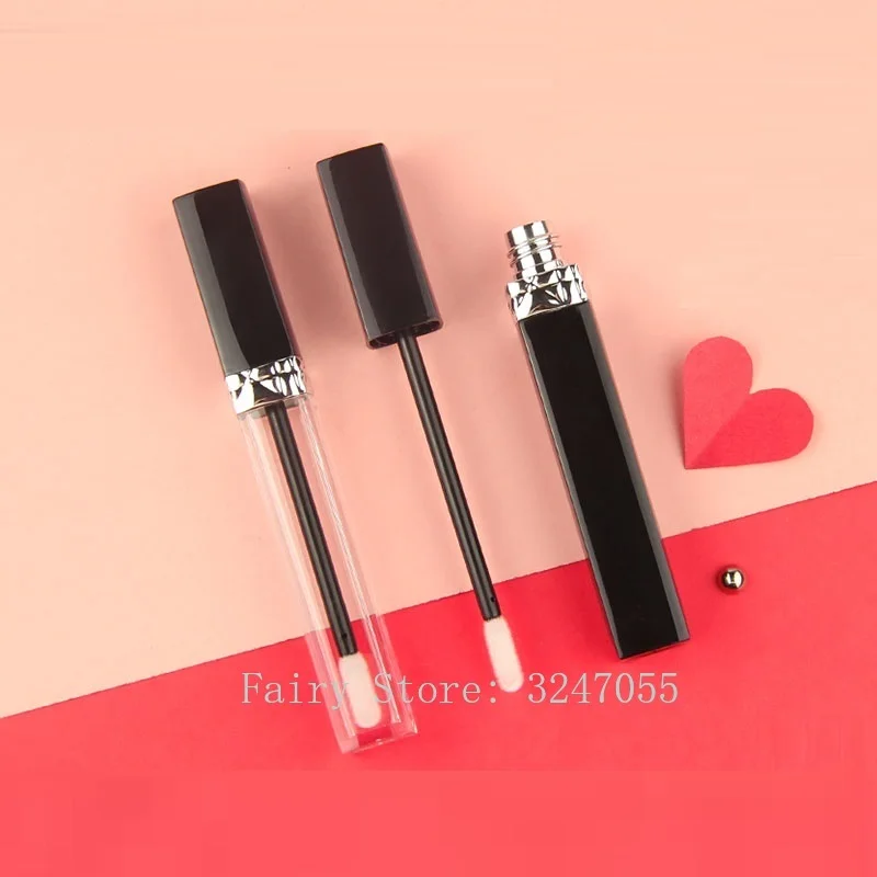 10/30/50 шт. длинные квадратные черные зеркальные пустые тубусы для макияжа сделай