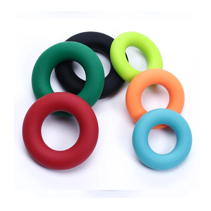 YOUGLE 3 шт. O-образная силиконовая ручка-держатель для пальцев тренировочное кольцо
