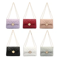 new casual chain crossbody bags for women fashion simple shoulder bag ladies designer handbags pu leather messenger bags