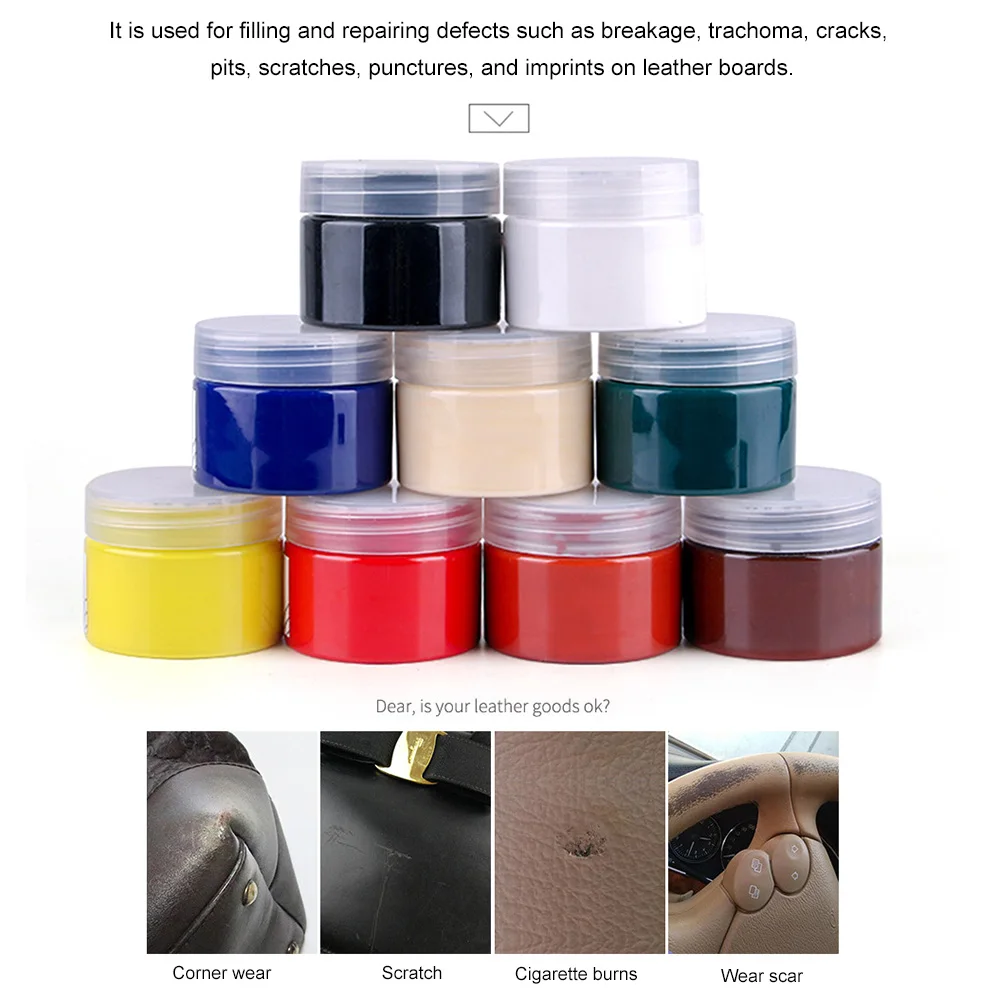 

HOT SALE 50 ml Paint Care Scratch Remover Auto Scratch Leather Repair Tool for Scratches on Seat Coat Internal cleaner