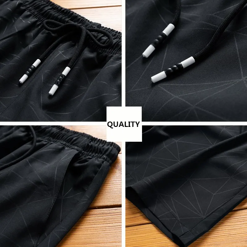 

Men Swimwear 2021 Newest Summer Casual Shorts Men's Quick Dry Fashion Style Man Shorts Bermuda Beach Shorts Plus Size 4XL