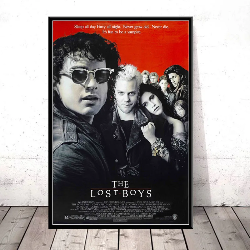 

The Lost Boys Classic Movie Art Canvas Painting Poster Wall Home Decor