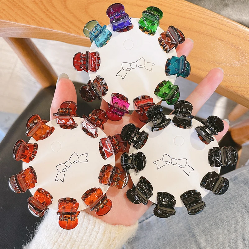 

Autumn Winter Hair Clip Mini Flocking Hairpins Clipped With Small Clips Rabbit Mini Velvet Hair Clips Fashion Hair Accessories