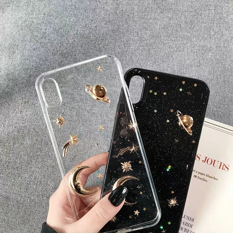 Чехол-накладка для iPhone 6 6s 7 8 Plus 10 11 12 Mini Pro X XS XR Max SE силиконовый с блестками |