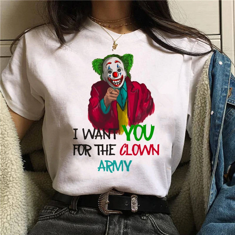 Joker/Коллекция 2019 года Joaquin Феникс забавная футболка для мужчин/wo мужчин/детей