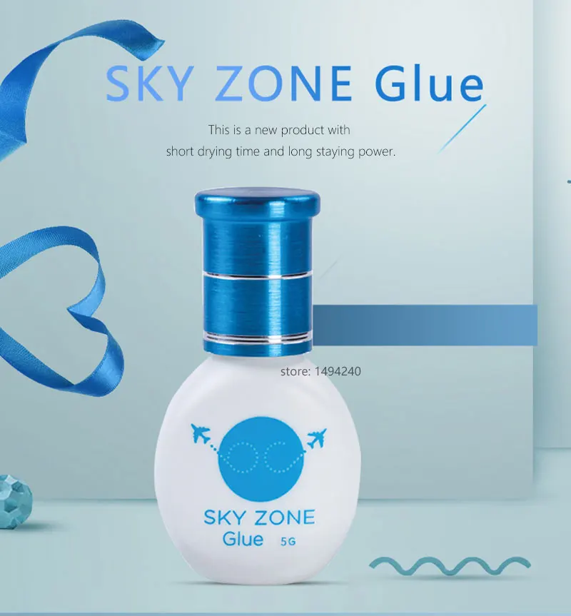 Южно-корейский клей для наращивания ресниц 1-2 сек быстрое время сильнейшая зона